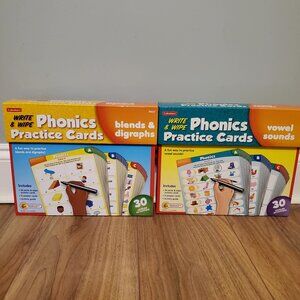 Lakeshore Phonics Practice Cards Vowel and Blends & Digraphs